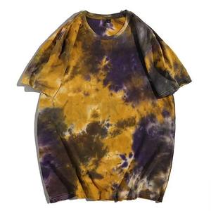 Vente en gros de t-shirts streetwear unisexe avec logo personnalisé imprimé multicolore 100% coton biologique respirant et écologique style Hip Hop - Product Image 2