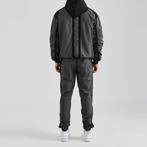 Survêtement unisexe uni à la vente chaude avec poches latérales, capuche, léger, personnalisable, fermeture éclair intégrale, survêtements aux meilleurs prix - Product Image 5