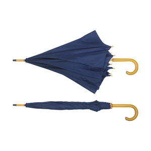 Paraguas de Lluvia Recto de Pongee, Automático, Resistente al Viento, Irrompible, con Mango de Madera Clásico, Personalizado, de Alta Calidad, al por Mayor - Product Image 3