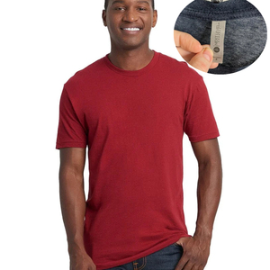 T-shirt unisexe CVC Next Level, t-shirt unisexe tri-mélange, t-shirts rouge bordeaux - Product Image 1