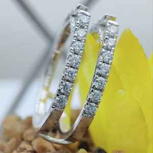 Anillo de Boda Infinito de Plata de Ley 925 con Circonita Engastada en Puntas, Certificado IGI, Chapado en Plata, Joyería Fina, Regalo para Fiesta - Product Image 5