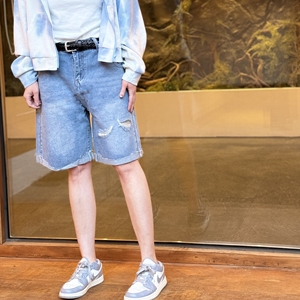 Evely กางเกงยีนส์ขาบานเอวปานกลางแนววินเทจของผู้หญิงเอวปานกลางสีพื้นด้วยหิน220กรัมผ้าทอลำลองฤดูร้อนฤดูใบไม้ร่วงฤดูใบไม้ร่วงฤดูร้อน - Product Image 2