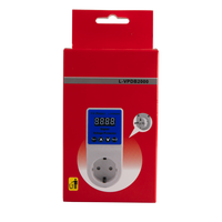 En Stock relais de tension 220V 16A prise européenne prise de protection de réfrigérateur avec affichage numérique réglable