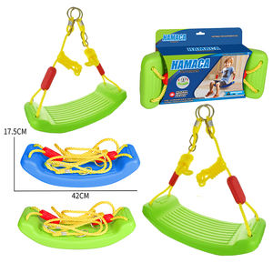 Equipo de juegos al aire libre para niños Columpio de jardín de cuerda para niños Patio de juegos al aire libre Hamacas Columpio Silla de plástico - Product Image 3