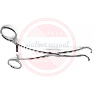 Abrazadera vascular atraumática, fórceps quirúrgicos de acero inoxidable, abrazaderas atraumáticas curvas personalizadas - Product Image 2