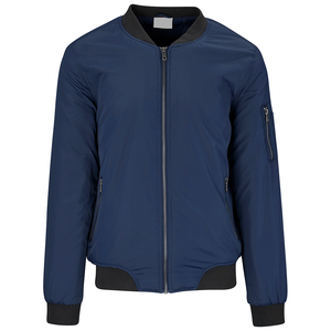 Chaqueta bomber personalizada OEM de alta calidad para hombre, chaqueta bomber cortavientos de invierno, prendas de vestir rellenas de polietileno, chaqueta informal - Product Image 4