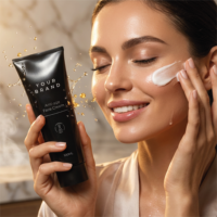 Crème hydratante raffermissante anti-âge OEM ODM sous marque privée, enrichie en vitamines E et C, à l'eau de figue, sans cruauté animale, sans silicone, pour le visage, 50g, convient à tous les types de peau