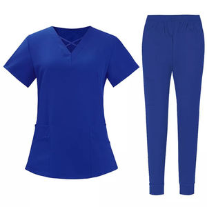 Uniforme Médico Scrub Enfermería Jogger Mujeres Scrub Set Salón de Belleza Scrub - Product Image 5