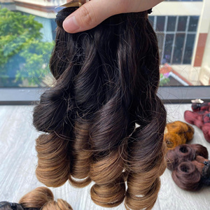 ผู้ค้าส่งผมดิบ ราคาส่ง แบบผมลอนเด้งเป็นมัด สำหรับต่อผม - Product Image 3