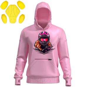 Sweat à capuche blindé pour moto personnalisé, grande taille, imperméable, respirant, en molleton de coton biologique, vêtements d'équitation été/hiver - Product Image 4