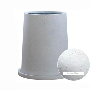 Grands pots <span class=keywords><strong>de</strong></span> fleurs <span class=keywords><strong>de</strong></span> 18 po pour l'extérieur Grands pots <span class=keywords><strong>de</strong></span> fleurs d'extérieur avec soucoupe - Product Image 5