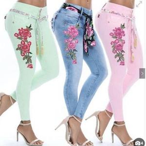 New Fashion Ins <b>Elastic</b> Slim Leggings Pencil Pants Denim <b>Jeans</b> for <b>Women</b> Plus Size <b>Women's</b> <b>Jeans</b> - Product Image 4