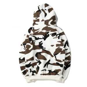 Sudadera con Capucha Extra Grande de Algodón de 350 g/m² de Alta Calidad, Ropa Urbana Personalizada con Estampado Puff para Invierno - Product Image 1