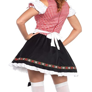 Nouvel arrivage de tablier traditionnel Design personnalisé Oktoberfest bavarois pour femmes Nouveau Dirndl bavarois traditionnel - Product Image 4