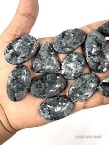 พลอยลาวาไคต์ธรรมชาติทรงหลวมแบบคาโบชอง รูปทรงและขนาดคละ ประมาณ 20 ถึง 30 มม. - Product Image 6