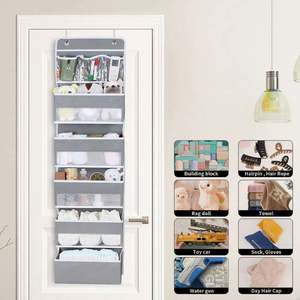 Organizador de Pared para Colgar Sobre la Puerta, Organizador de 5 Estantes para Colgar Sobre la Puerta, Armario Plegable de 4 Estantes - Product Image 5