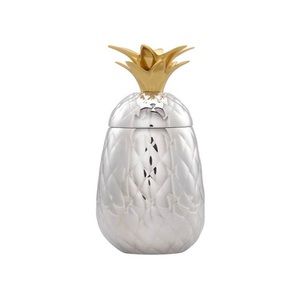 Antique Design Gold Plated Tall Pineapple Cocktail Shaker Wholesale <b>Home</b> <b>Bar</b> <b>Accessories</b> Cocktail Shaker in Reasonable Prices - Product Image 2