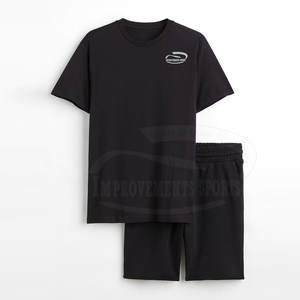 Dernier modèle Ensemble t-shirts d'été Fashion Wear Ensemble t-shirts d'été Ensemble t-shirts d'été de couleur unie - Product Image 1