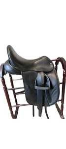 Sillín de Carreras de Caballos de salto multiusos de lujo 100%, árbol de madera de cuero duradero suave Original puro, productos de carreras en inglés, India - Product Image 4