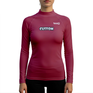 Camiseta de Protección Solar de Manga Larga con Serigrafía Personalizada, Color Personalizado, UPF50, Secado Rápido, Compresión para Surf, Fabricante de Fábrica, OEM, ODM - Product Image 5