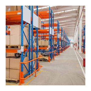 Estantería Metálica <span class=keywords><strong>Industrial</strong></span> de 4 Niveles, Resistente, Personalizable, para Almacenamiento en Depósito - Product Image 1