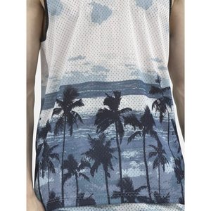 เสื้อยืดพิมพ์ลายตัวหนังสือสำหรับผู้หญิงเสื้อกล้ามลายกราฟิกแขนกุดทรงหลวมลำลองสำหรับฤดูร้อน - Product Image 5