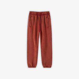 Custom Reverse Stitching Streetwear Tracksuits Vintage Acid Wash Distressed <b>Embroidery</b> Flared Sweatpants and Hoodie <b>Set</b> - Product Image 3