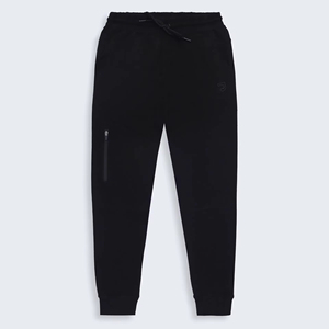 Azul marino Slim Fit Casual Jogger Pantalones 100% Algodón Lavado Secado rápido Transpirable Unisex Tallas grandes XL Logotipo personalizado Rhinestone Impreso - Product Image 1