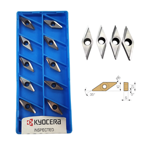 Inserto de torneado con forma de diamante Cermet, piezas TN10 de 60 grados - Product Image 1