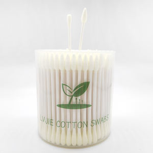 Hisopos de Algodón <span class=keywords><strong>Desechables</strong></span> Personalizados al por Mayor, Hisopos de Papel con Punta Doble, Punta Redonda Individual, Hisopos de Algodón - Product Image 4