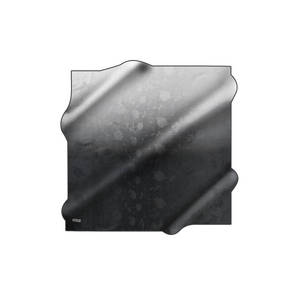 Black Silk Square Floral Scarf Custom Design Polyester Cotton Handkerchief - Product Image 1