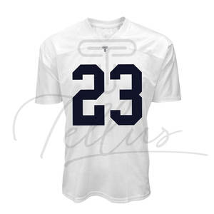 Maillot de football américain pour jeunes garçons, manches courtes, léger, confortable, fabriqué en usine, haute qualité, 100% polyester - Product Image 3