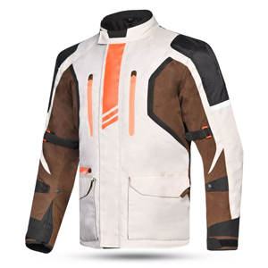 Veste de moto réfléchissante pour une meilleure visibilité nocturne Moto Touring Cordura Textile imperméable Veste 3 couches - Product Image 1