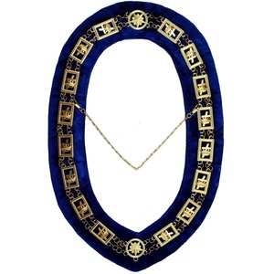 Nouveautés chaîne de collier maçonnique personnalisée d'approvisionnement d'usine OEM collier de chaîne maçonnique de haute qualité - Product Image 1