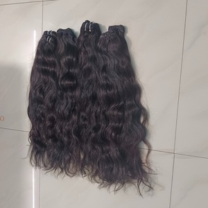 Compre el Mejor Cabello Liso Natural de los Templos de la India, Paquetes de Cabello Virgen Remy Sin Procesar, Cabello Crudo de un Solo Donante, Extensiones de Cabello - Product Image 1