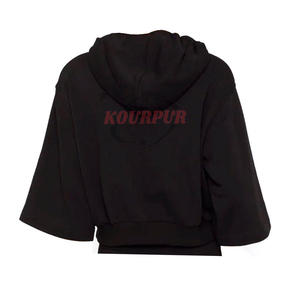 Sudadera con capucha de mujer de alta calidad en colores negros Sudadera con capucha elegante y cómoda de moda en precio al por mayor - Product Image 5