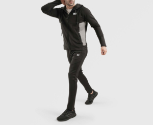 Men's Custom Sports Track Suit with Full Zip 100% Polyester Premium Long Sleeve Sets Screen Printed Logo - Product Image 5