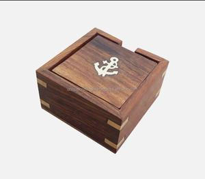 ที่รองแก้วไม้วอลนัททำด้วยมือและเรซินใช้บนโต๊ะอาหารแบบพรีเมี่ยมสำหรับบ้านที่รองแก้ววอลนัท - Product Image 6