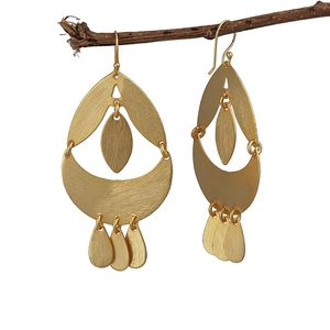 Boucles d'oreilles créoles artisanales bijoux pour femmes boucles d'oreilles créoles à la mode bohême boucles d'oreilles pour femmes bijoux à prix abordable - Product Image 3