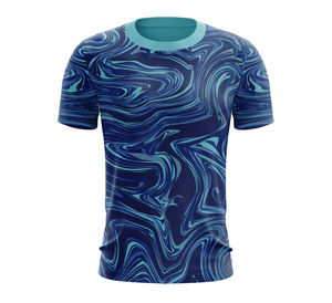 Camiseta Deportiva de Poliéster de Secado Rápido para Hombre, Precio de Fábrica Económico, Venta al por Mayor, Tallas Grandes, para Entrenamiento - Product Image 5