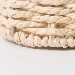 Elegantes cestas de almacenamiento de vieiras sostenibles hechas de papel natural en Vietnam Elegancia y asequibilidad - Product Image 5