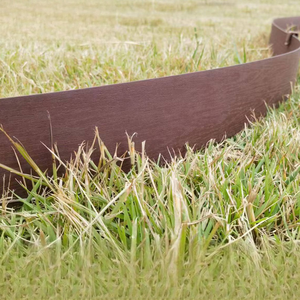 Bordure <span class=keywords><strong>de</strong></span> <span class=keywords><strong>jardin</strong></span> moderne en plastique effet bois grainé, revêtement PE 10M, <span class=keywords><strong>pour</strong></span> allées et parterres <span class=keywords><strong>de</strong></span> <span class=keywords><strong>fleurs</strong></span>, avec 10 attaches. - Product Image 4