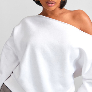 สเวตเชิ้ตผ้าคอตตอนผ้าฟลีซของผู้หญิงมีฮู้ดสำหรับผู้หญิงกางเกงขากว้างแกรมฝรั่งเศสแบบกำหนดเองได้สำหรับ400วินเทจ2025 - Product Image 5