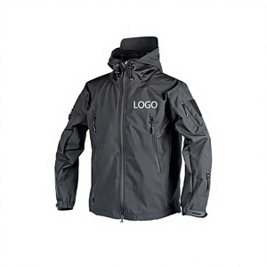 เสื้อแจ็คเก็ตกันลมกันน้ำสำหรับผู้ชาย ผ้าแคนวาสและไนลอน เป็นมิตรกับสิ่งแวดล้อม ราคาโรงงาน ขายส่งยอดนิยม - Product Image 1