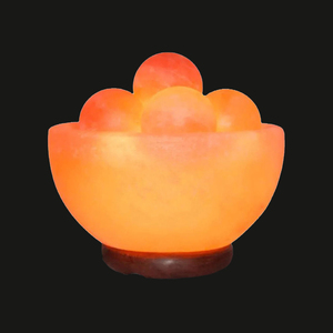100% naturel fabriqué à la main rose himalayen sel bol lampe OEM cristal de roche du Pakistan pur artisanat naturel - Product Image 6