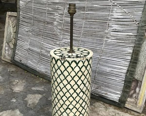 Lampe de table LED E26 AC en os incrusté, artisanale, éclairage décoratif moderne de luxe pour la maison, l'hôtel, l'intérieur, respectueux de l'environnement, Tradebyd - Product Image 4