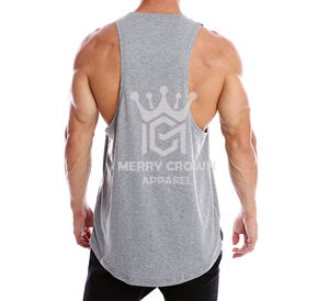 Respirant hommes débardeur pour vêtements de sport hommes débardeur Fitness porter sur mesure débardeur fabriqué au Pakistan - Product Image 4