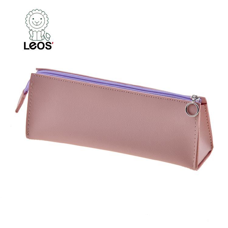 Канцелярские принадлежности, подарок, пенал из искусственной кожи на молнии для дома и офиса