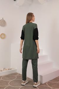 Tela polar de dos capas del fabricante 75% algodón 20% poliéster 5% Spandex Venta al por mayor de fábrica Vestidos deportivos de punto Disfraces - Product Image 4