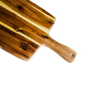 Taimarswood Planche à découper en bois d'acacia et bambou pour le pain au fromage à découper Plateau en bois élégant pour servir - Product Image 3